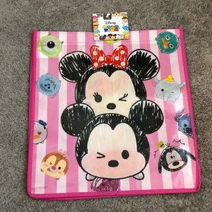 Disney Striped Tsum Tsum Mickey, Minnie & Friends Reusable Shopping Tote Bag